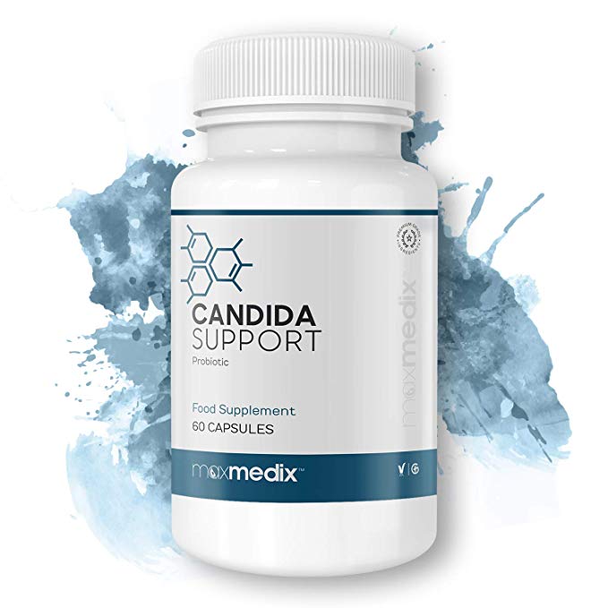 Candida Support - Premium Supplement to Reduce & Cleanse of Thrush   Candida   Yeast Infections - Potent Formula - 60 Capsules - By MaxMedix
