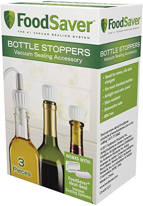 FoodSaver 3pc Bottle Stoppers