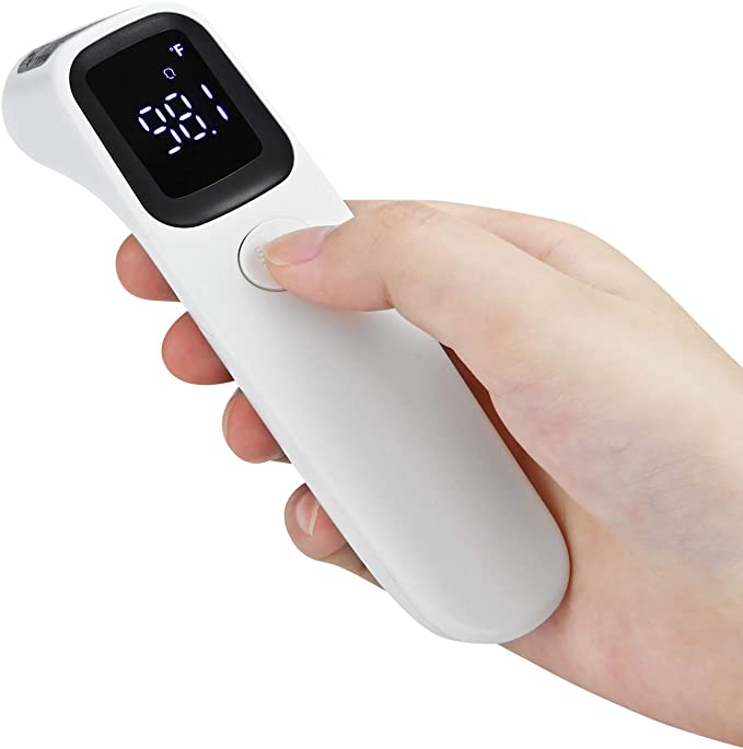 Hospital Medical Grade No Touch Non Contact Digital Infrared Temporal Forehead Thermometer for Baby/Adult/Kid/Toddler/Infant/Nurse. Amplim Best Head Fever Temperature Termometro. New May 2020