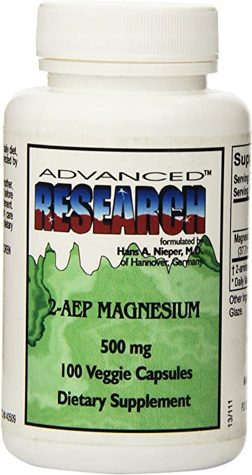NCI Advanced Research Dr. Hans Nieper 2aep Magnesium Capsules, 500 Mg, 100 Count