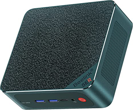 Beelink SER6 Pro Ryzen 7 7735HS 4.75GHz Processor Mini Pc, Max 32G DDR5 RAM 500G PCIe 4.0 Mini Gaming Pc, Integrate 12 Core 2200MHz Graphics Support 4K@60Hz, 1*DP/USB4.0/USB3.2/WiFi6 BT5.2