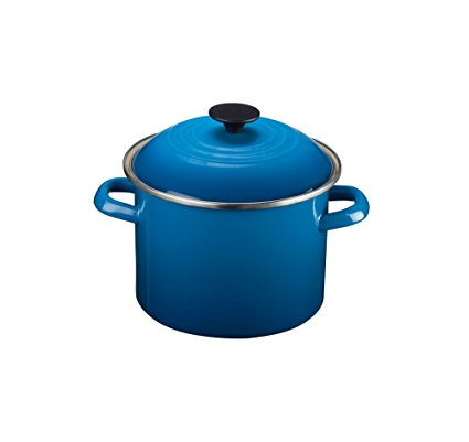 Le Creuset Enamel-on-Steel 6-Quart Covered Stockpot, Marseille