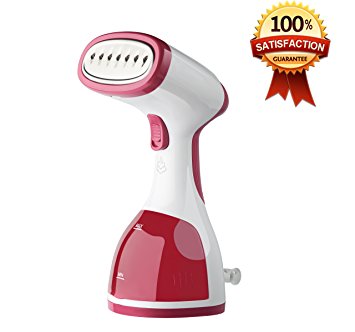 Portable Garment Clothes Steamer for Removing Stubborn Wrinkles - 260ml Travel Size HandHeld Garments Steamers with High Capacity for Better Ironing at Home and Traveling - Best Fabric Steam