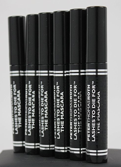 Peter Thomas Roth "Lashes To Die For" Mascara JetBlack 0.27oz/8ml 6 pack