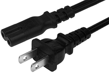 SF Cable, 15ft NEMA 1-15P to C7, 18/2 SPT-2 (10A 125V)