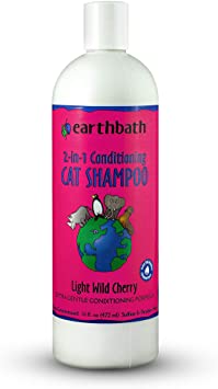 Earthbath All Natural Cat Shampoo and Conditioner in 1, 16-Ounce