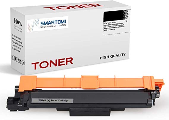 SMARTOMI 1PK TN241 Compatible Black Toner Cartridge Brother TN241 for used with Brother Color Printer DCP9020CDW HL3140 CW DCP9015CDW HL3150 CDW MFC9340CDW HL3170 CDW MFC9330CDW MFC9130CW