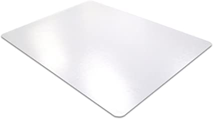 Desktex Anti-Slip Place Mats, Superior Polycarbonate, Heat Resistant, Clear, 12" x 18", 4-Pack (FPDE12184RA4 )