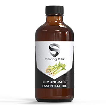 STRONG OILS 100% PURE LEMONGRASS ESSENTIAL OIL 4 OZ (118 ML) THERAPEUTIC GRADE