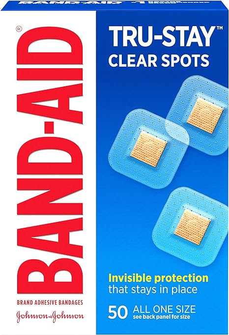 PACK OF 3 EACH BAND-AID CLEAR SPOTS 50EA PT#38137004708