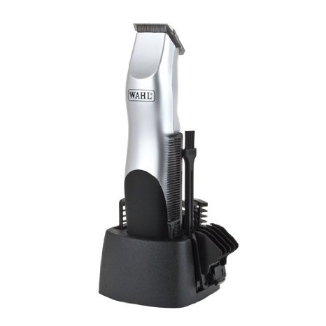 Wahl 9906-2017 Silver Groomsman Battery Hair, Beard and Moustache Trimmer Set