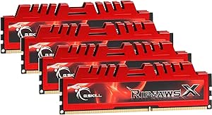 G.Skill Ripjaws X Series 32GB (4 x 8GB) 240-Pin SDRAM DDR3 1600 (PC3 12800) Desktop Memory F3-12800CL10Q-32GBXL