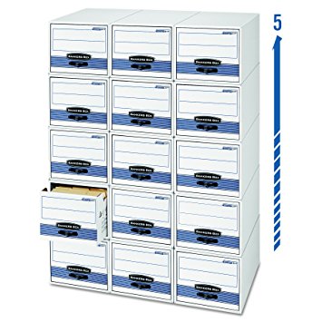 Bankers Box Stor/Drawer Steel Plus Storage Drawers,  Letter, 6 Pack (00311)