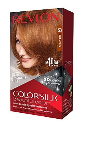 Revlon Colorsilk Haircolor, Light Auburn, 4.4 Ounces