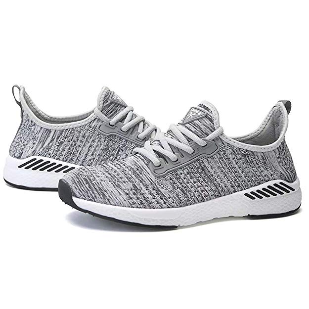 visionreast Women Mens Knit Running Shoes Mesh Breathable Fashion Sneakers Non-Slip Athletic Walking Sport Shoes Lightweight Tennis Gym Shoes