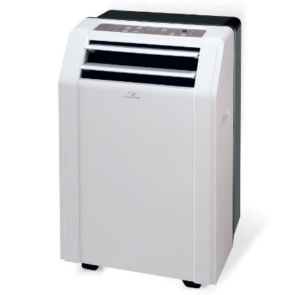 Commercial Cool WPAC14R 13,500 BTU Portable 3-In-1 AC/Dehumidifier/Fan with Remote, White