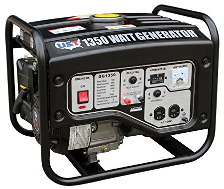 UST Tools GG1350, 1100 Running Watts/1350 Starting Watts, Gas Powered Portable Generator