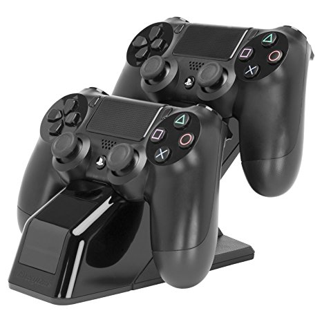 PDP Energizer 2X Charging Station for PS4 - PlayStation 4 - Standard (Black) Edition