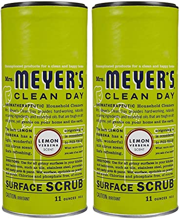 Mrs. Meyer's Clean Day Surface Scrub - Lemon Verbana - 11 oz - 2 pk