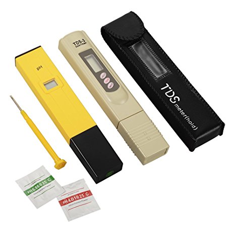 XCSOURCE Professional pH + TDS Meter Tester Set, Combo of ±0.1ph High Accuracy Ph Meter and ±2% Accuracy TDS Meter BI334