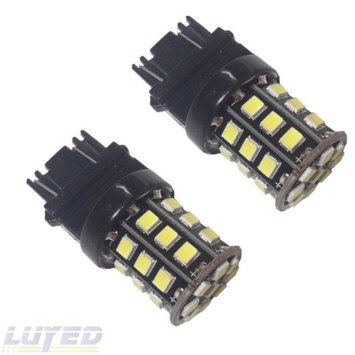 LUYED 2 X 800 Lumens Super Bright 2835 33 SMD 3056 3156 3057 3157 33-SMD LED Bulbs , Back Up Reverse Lights,Brake Lights,Tail Lights White