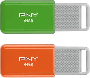 PNY 64GB USB 2.0 Flash Drive 2-Pack