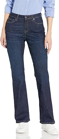 Amazon Essentials Women's Mid-Rise Slim Bootcut Jean