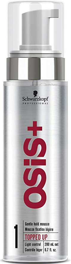 Schwarzkopf Osis  Topped Up Gentle Hold Mousse (Light Control), 6.7 ounces