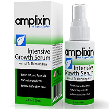 Intensive Hair Growth Serum Against Hair Loss, Receding Hairline & Baldness - Infused With Biotin & Caffeine - Promotes Healthy Hair Growth - Hair Treatment For All Hair Types - SLS & Paraben FREE