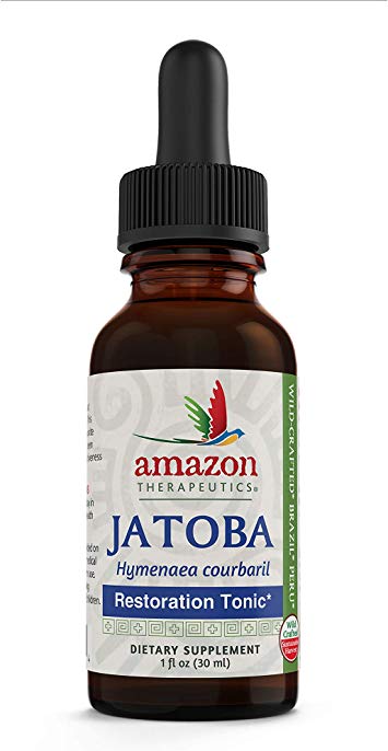 Jatoba (Hymenaea Courbaril) 1oz Liquid Extract - Energizing Flexibility Tonic* - Non-GMO - Vegan - Vegetarian - Keto Friendly - Paleo Diet - Healthy Superfood