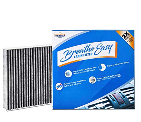 Installer Champ Premium Breathe Easy Cabin Filter, Up to 25% Longer Life w/Activated Carbon (BE-854)