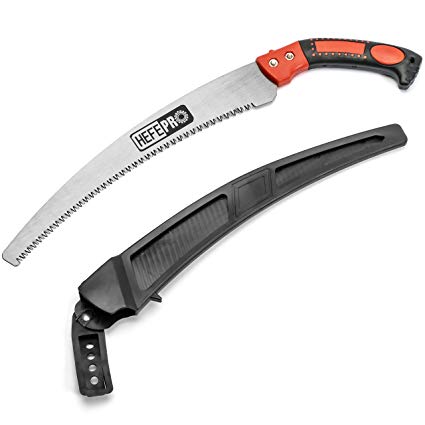 Razor Sharp 14" Curved Japanese Style Hand Saw - Perfect for Trimming Branches and Shrubs - Typhon East