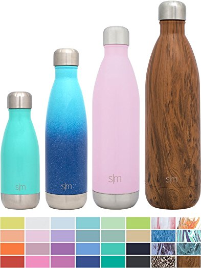 Simple Modern 750ml Wave Water Bottle - Vacuum Insulated Double-Walled 18/8 Stainless Steel Hydro Camelbak Swell Flask - Blush