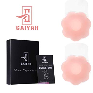 GAIYAH Sticky Bra Breast Lift Tape Silicone Push Up Breast Lift Nipplecovers for Bare Lifts