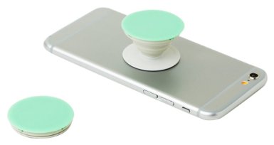 PopSockets Stand for Smartphones and Tablets - Retail Packaging - Mint/White