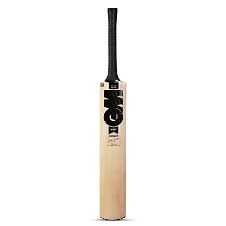 GM Noir Premier Kashmir Willow Cricket Bat with Cover for Leather Ball Full Size, Multi Colour, Mens