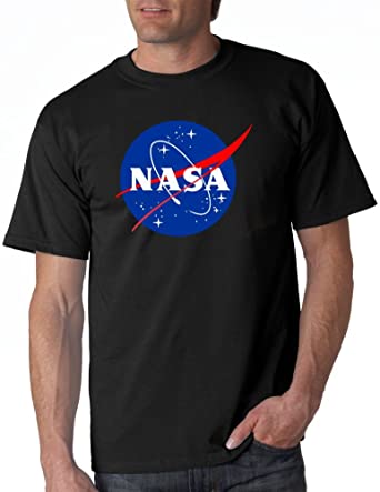 Gildan NASA Meatball Logo White, Black Gray T-Shirts.