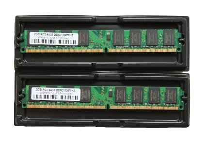 MemoryTek 4GB 2x 2GB DDR2 PC2-6300 PC2-6400 800Mhz 240 Pin DIMM Desktop Memory 4 GB KIT