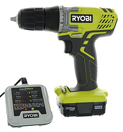 Ryobi HJP004L 3/8" 12 Volt Drill / Driver Kit (3 Piece Bundle Including: 1 x HJP003 Drill / Driver, 1 x CB121L 12 Volt Battery, 1 x 140157001 12 V Battery Charger)