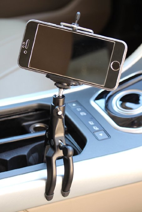 KamO Claw phone holder Universal iPhone car Mount Phone, Oculus rift sensor clamp anywhere grip anything iPhone car holder for iPhone 6,6 ,Samsung,Attach to Car Headrest,Dashboard, Bike/Bicycle