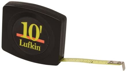 Crescent Lufkin 1/4" x 10' Pee Wee Yellow Clad Pocket Tape Measure - W6110