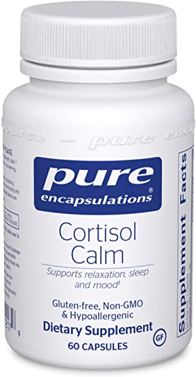 Pure Encapsulations - Cortisol Calm - Hypoallergenic Supplement to Maintain Healthy Cortisol Levels - 60 Capsules