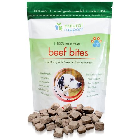 All Natural Dog Training Treats - Made in USA - Freeze Dried Dog Food - Grain Free Puppy Snacks with No Wheat or Gluten - Healthy Chicken or Beef Flavor - Soft 100 Premium Meat No Fillers