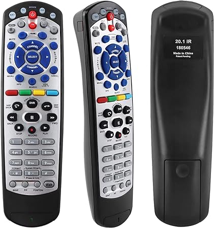 Remote Control for Dish Network 20.1 IR Remote Control, New Replacement IR Remote Control for Dish Network 20.1 IR Satellite Receiver TV1 DVD AUX