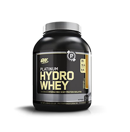 Optimum Nutrition Platinum Hydrowhey Protein Powder, 100% Hydrolyzed Whey Protein Powder, Flavor: Chocolate Peanut Butter, 3.5 Pounds