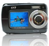 SVP Aqua 5500 Black 18 MP Dual Screen Waterproof Digital Camera