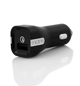 Car Charger Incipio Faster Quick Charge 20 USB Car Charger-Black