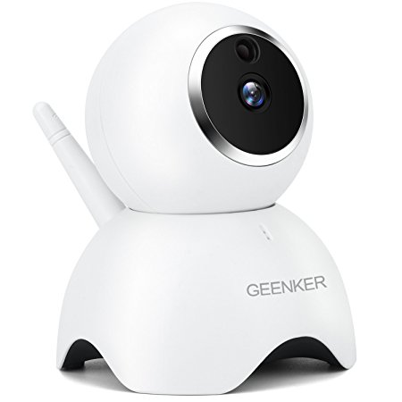 GEENKER HD IP Camera,720P Wireless Wifi Security Camera Home Monitor Indoor/Outdoor 2-Way Audio Night Vision Surveillance Security Alarm System with Night Vision for House, Pet, Baby, Nanny Cam