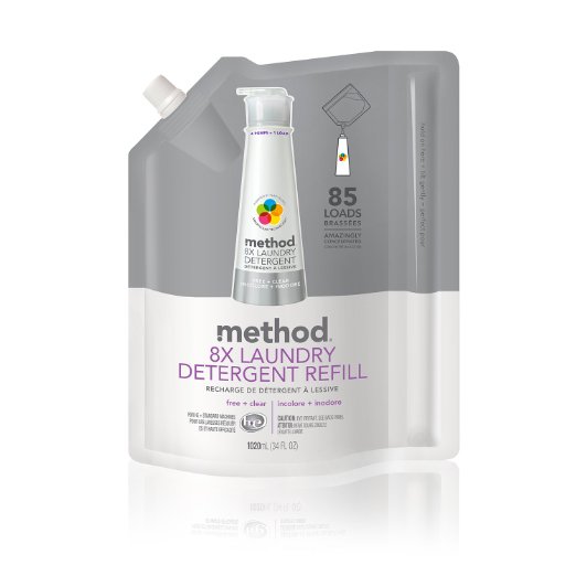 Method 8X Concentrated Laundry Detergent Free and Clear 85 Loads