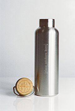 Wabo 18//8 Stainless Steel Water Bottle - Made for the Environment